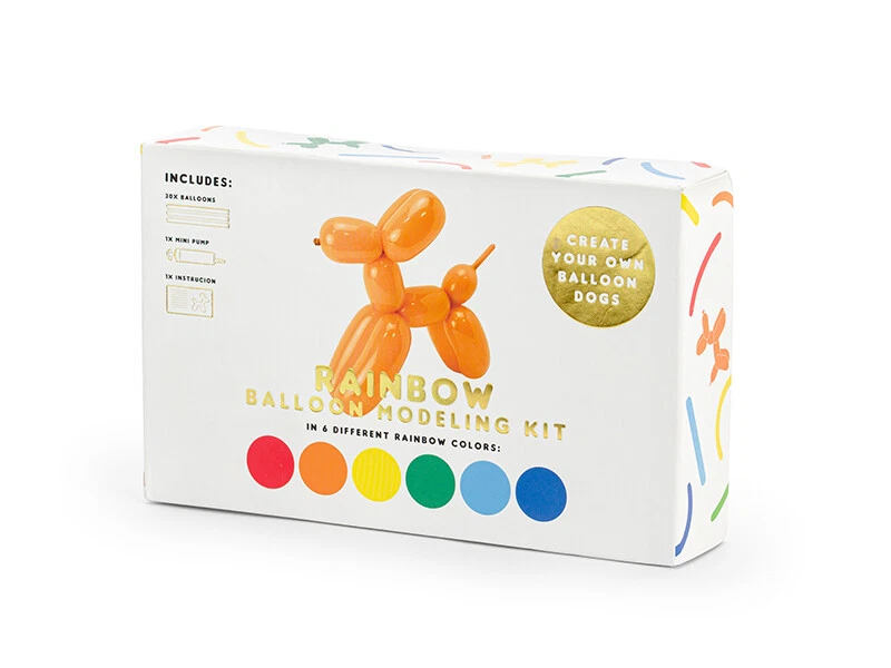 Pastellfarbene Modellierballons 130cm mit Pumpe, Mix (1 VPE / 30 Stk.) - Bild 4 von 4