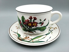 Villeroy & Boch Botanica Milchkaffeetasse mit Untertasse Primula farinosa