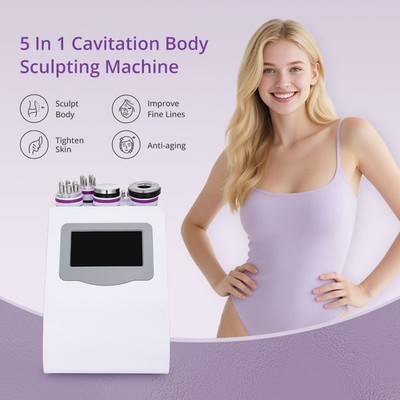 5in1 40K Kavitation Radiofrequenz Ultraschall Abnehmen Maschine Faltenentfernung