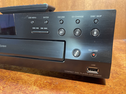 Sony CDP-CE500 5 Disc Changer USB Recorder CD Player Tested W/Remote - Picture 3 of 14