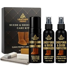 Suede Sheepskin Cleaning Kit Compatible with UGG Boots Foam Cleaner