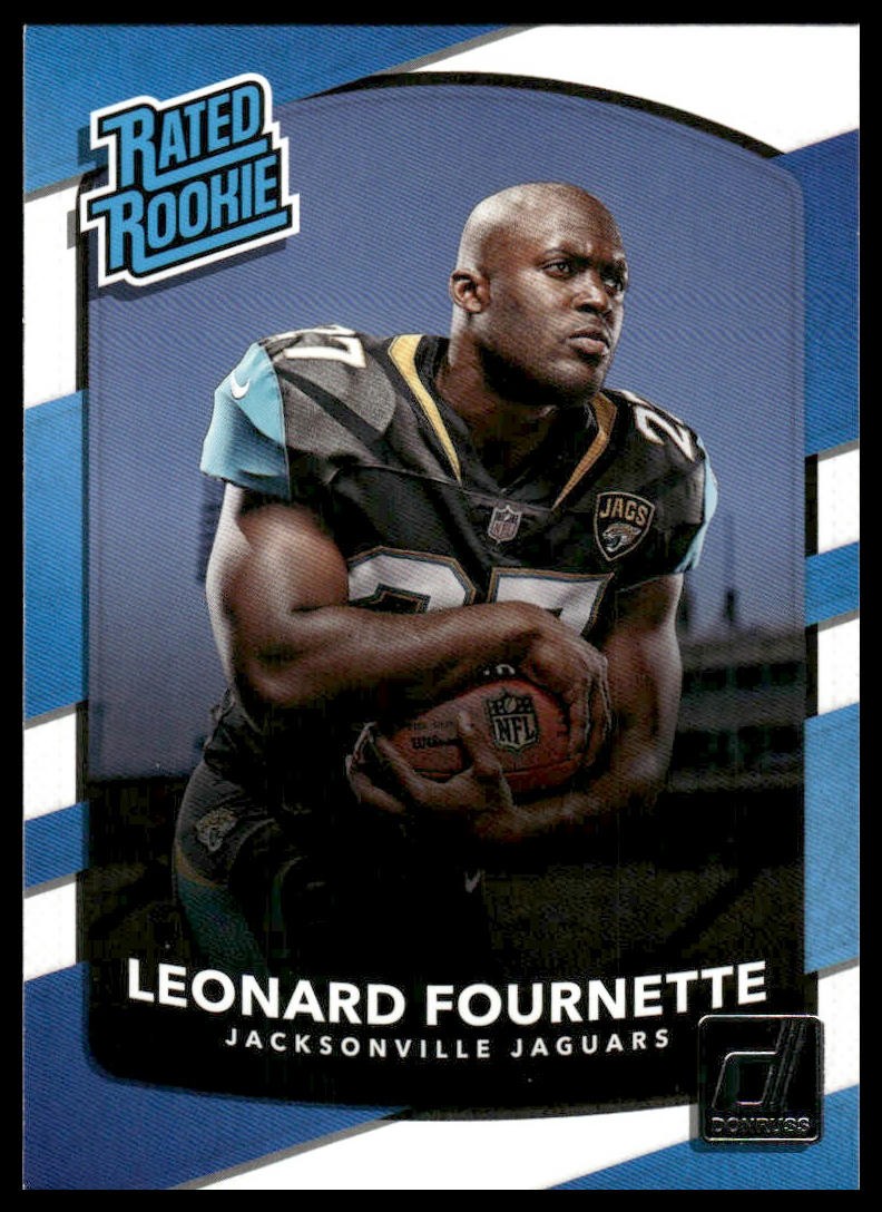 2017 Donruss #319 Leonard Fournette RC Rookie Jacksonville Jaguars