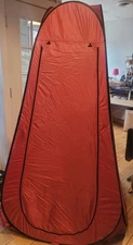 Luxe POPUP Privacy Tent And Shower,  40"x40"x72, Red