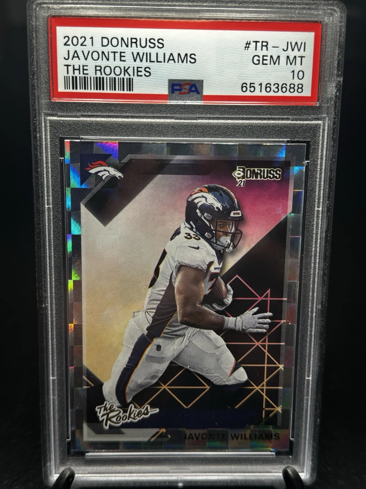 Javonte Williams Panini Donruss the Rookies #TRJWI Base