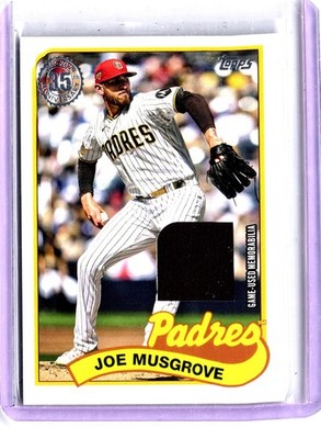 2024 Topps Series 2 Joe Musgrove 1989 Baseball Relics #89R2-JM Memorabilia