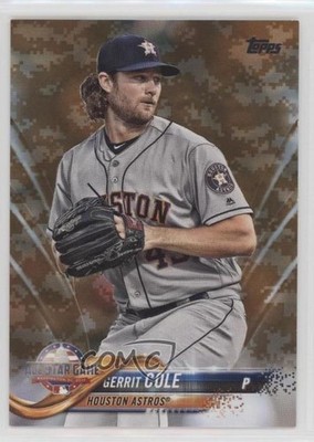 2018 Topps Update All-Star Memorial Day Camo 20/25 Gerrit Cole #US240 1u6