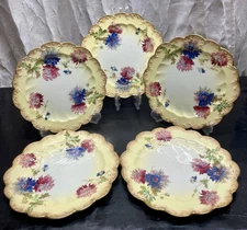 Copeland Spode Chrysanthemum Pattern Side Plate, S.B And S, Porcelain, England