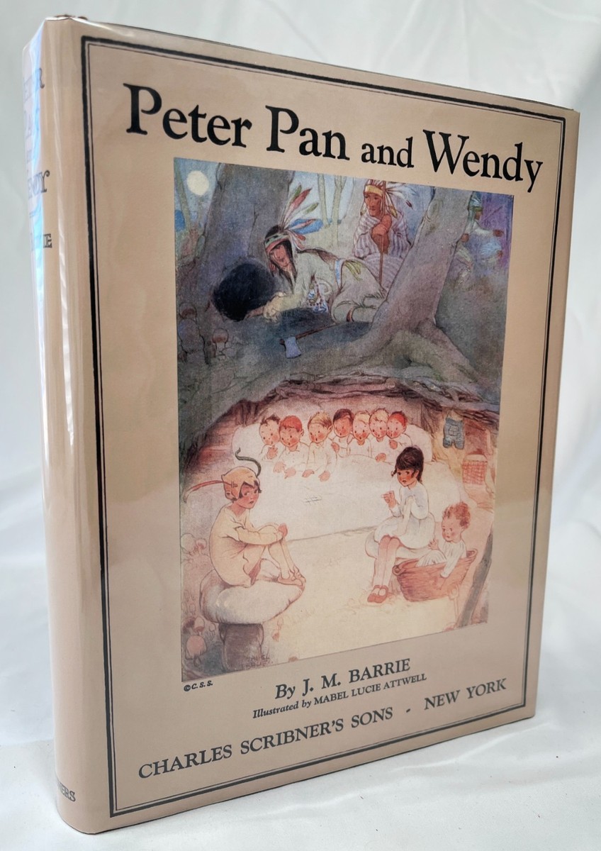 【希少品・初版・帯付き】メイド・イン・アメリカ　ピーター・マーズ著 Peter Pan and Wendy,J.M.Barrie,1936~Facs Dust Jacket~Mabel Lucie