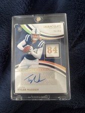 2025 Panini Immaculate Collection - Immaculate Numbers Signatures Tyler Warren