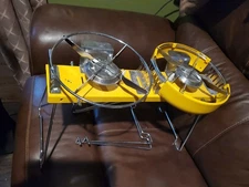 Vintage American Camper Propane Stove, 2 Burner Multi Fuel Stove 2122BF