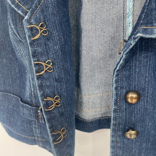 Ashley Stewart Blue Denim Vest - Picture 3 of 6