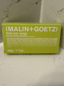 NEW Malin & Goetz Lime Bar Soap 1 oz Travel Size 70g
