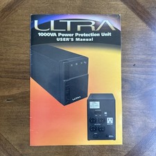 Ultra Products 1000VA Power Protection Unit Users Manual 2006