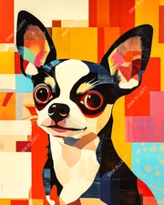 8x10 Photo Art Print - Chihuahua Dog Picture Modern Chihuahuas Puppy Artwork