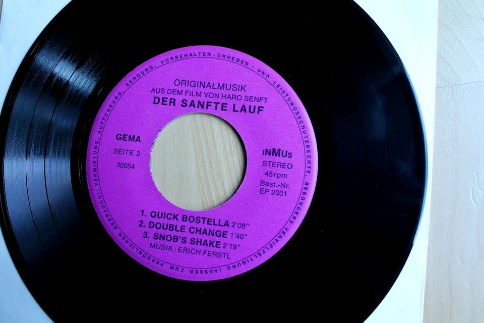 Der sanfte Lauf, Filmmusik Erich Ferstl Vinyl EP von 1967 mint Soundtrack - Bild 3 von 3