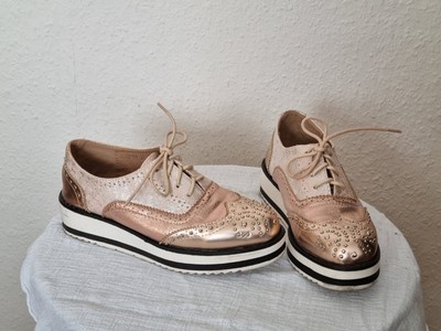 Damen Halbschuh, Gr. 37, Farbe Glanzrose, Marke Lucky Shoes