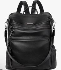 CLUCI Backpack Purse for Women Black Backpack Leather Large Travel Fashion