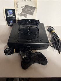 SEGA Saturn Console MK-80000 Complete w/ Box & Manual! TESTED!!!