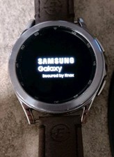 Samsung Galaxy Watch 4 Classic 42mm Stainless Steel SM-R885U Brown LTE VG-NM