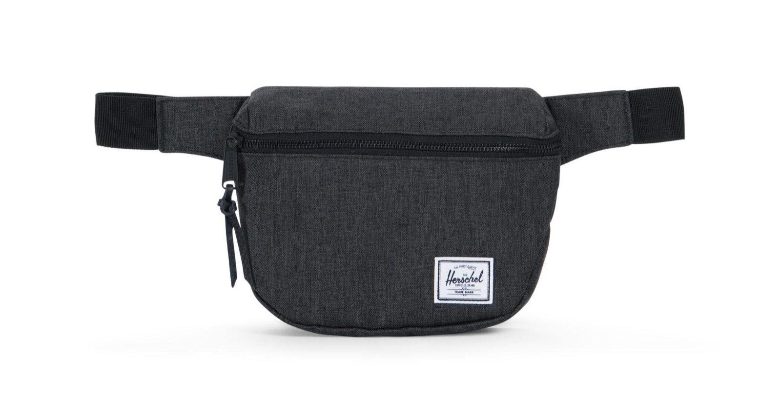 Herschel Fifteen Hip Pack / Bum Bag - Black Crosshatch RRP £25