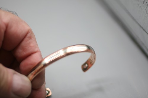 Sergio Lub Copper Cuff Bracelet - Two Worlds Medium P14