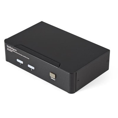 StarTech.com 2 Port USB HDMI KVM-Switch mit Audio und USB 2.0-Hub