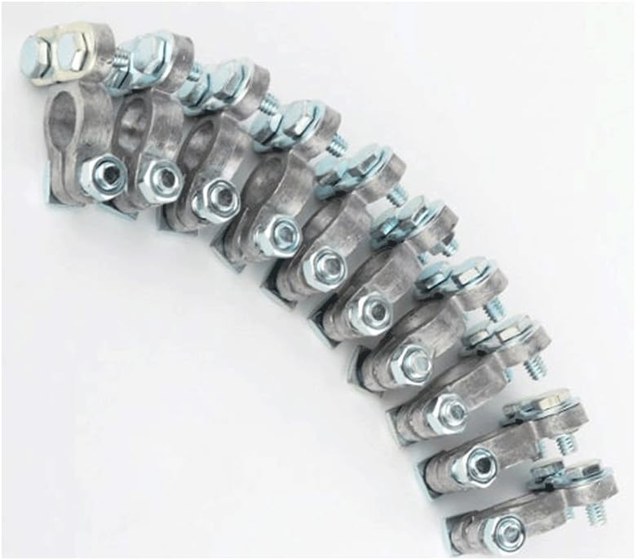 10-Piece Auto Battery Terminals Top Post Cable Connectors Set