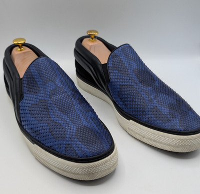 LOUIS VUITTON Trocadero Line Python Slip-On Sneaker 10UK 44EU