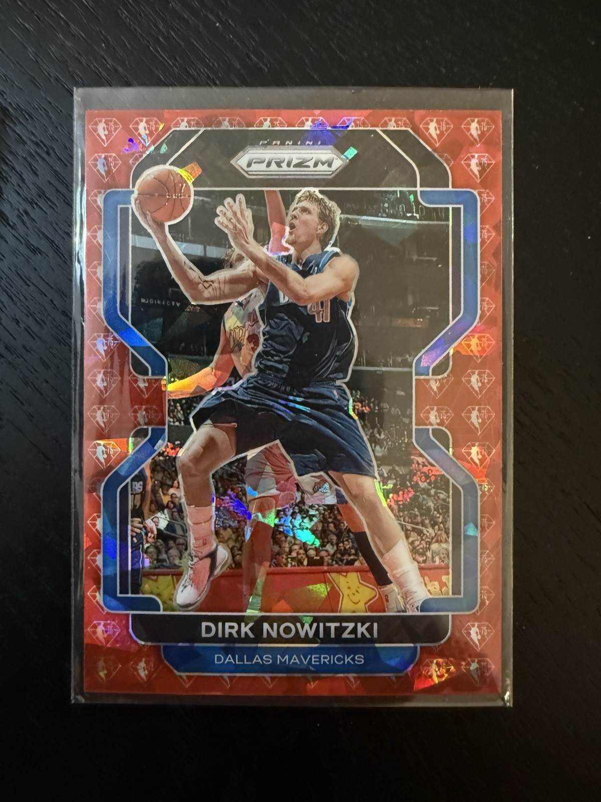 2021-22 Panini Prizm - Dirk Nowitzki #289 Nba 75th Anniversary Diamond Prizm /75