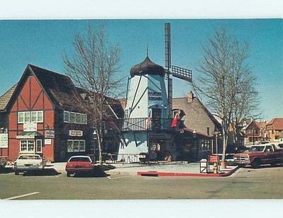 Unused Pre-1980 OLD CARS & BEER GARDEN RESTAURANT Solvang California CA t4340