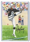 Goal Line Art Card - Ray Guy - Gold Seal Autograph #/100