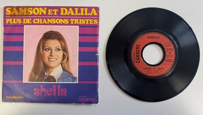 SHEILA Samson und Dalila, Plus Traurige Songs Schallplatte 45T 7'' Vinyl / V08C