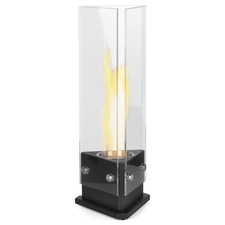 Ethanolkamin 51 x 20 x 17 cm Dreieck drehende Flamme Kamin