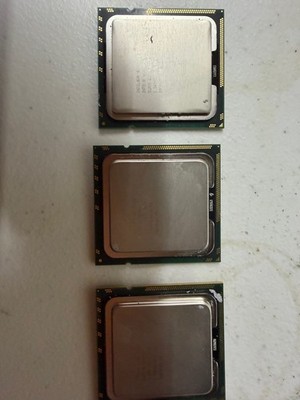 Lot of  3 Intel Xeon X5560 SLBF4 2.8GHz Quad-Core 8MB 6.40GT/s 