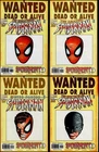 Spider-Man Spider-Hunt Wanted Variants Set #1-4 Complete #25, 432, 89 & 255