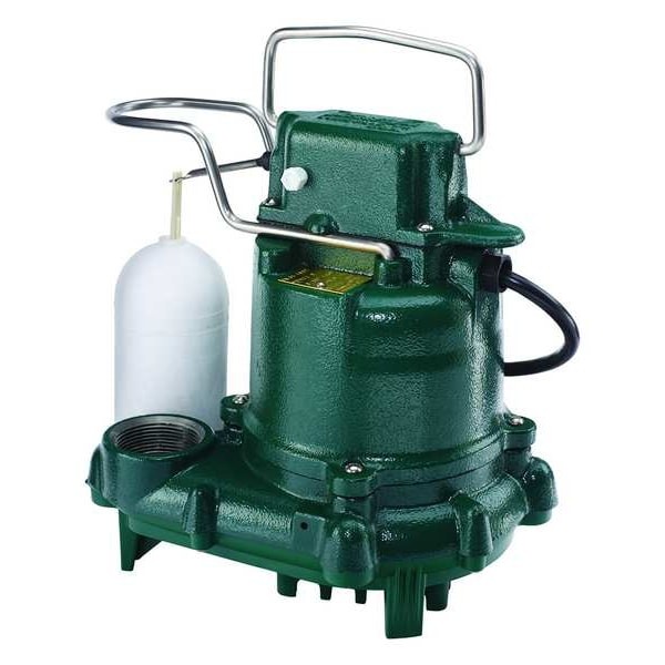 1pc Zoeller 57-0001 Submersible Sump Pump, HP 3/10, 1 1/2 in , Vert Float,