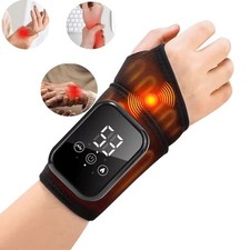 Cordless Heated Wrist Brace with Heat  Vibration for Hand Carpal Tunnel Relief