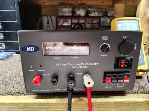 MFJ-4275MV 75amp-14VDC Variable Power Supply ! New Old Stock ( Demo ) ! Nice !