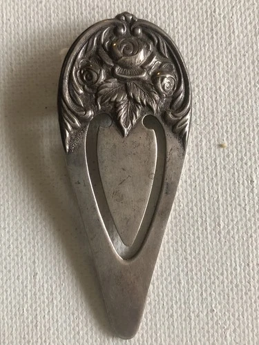 S. Kirk & Son Vintage Sterling Silver clip Bookmark Rare Collector's Item