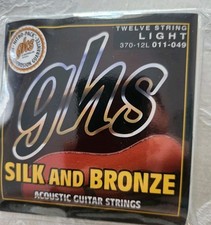 GHS SILK AND BRONZE SET 370-12L 12 STRING SET MADE IN USA SHIPS FROM USA