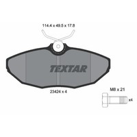 Textar BremsbeläGe Hinten FüR Jaguar S-Type Xj Lincoln Ls Thunderbird Cabriolet