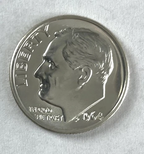 1964-P Roosevelt Dime – Uncirculated – Pulled from U.S. Mint Set