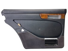 Mercedes W126 SE / S-Klasse / 1.Serie Türverkleidung Hinten Links Schwarz Leder Mercedes W126 SE / S-Klasse / 1.Serie Türverkleidung Hinten Links Schwarz Leder