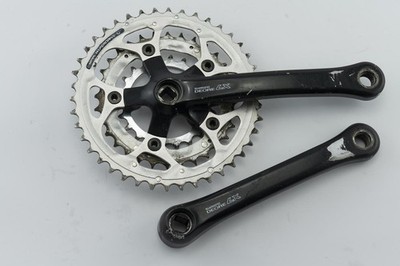 Shimano Deore LX FC-M563 175 Vierkant Kurbel 2-Fach 42/32/22 black speed