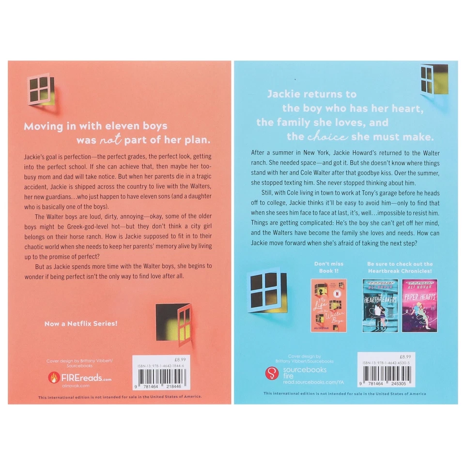 My Life with the Walter Boys Series By Ali Novak 2 Books Collection -Fiction -PB - Image 3 of 4