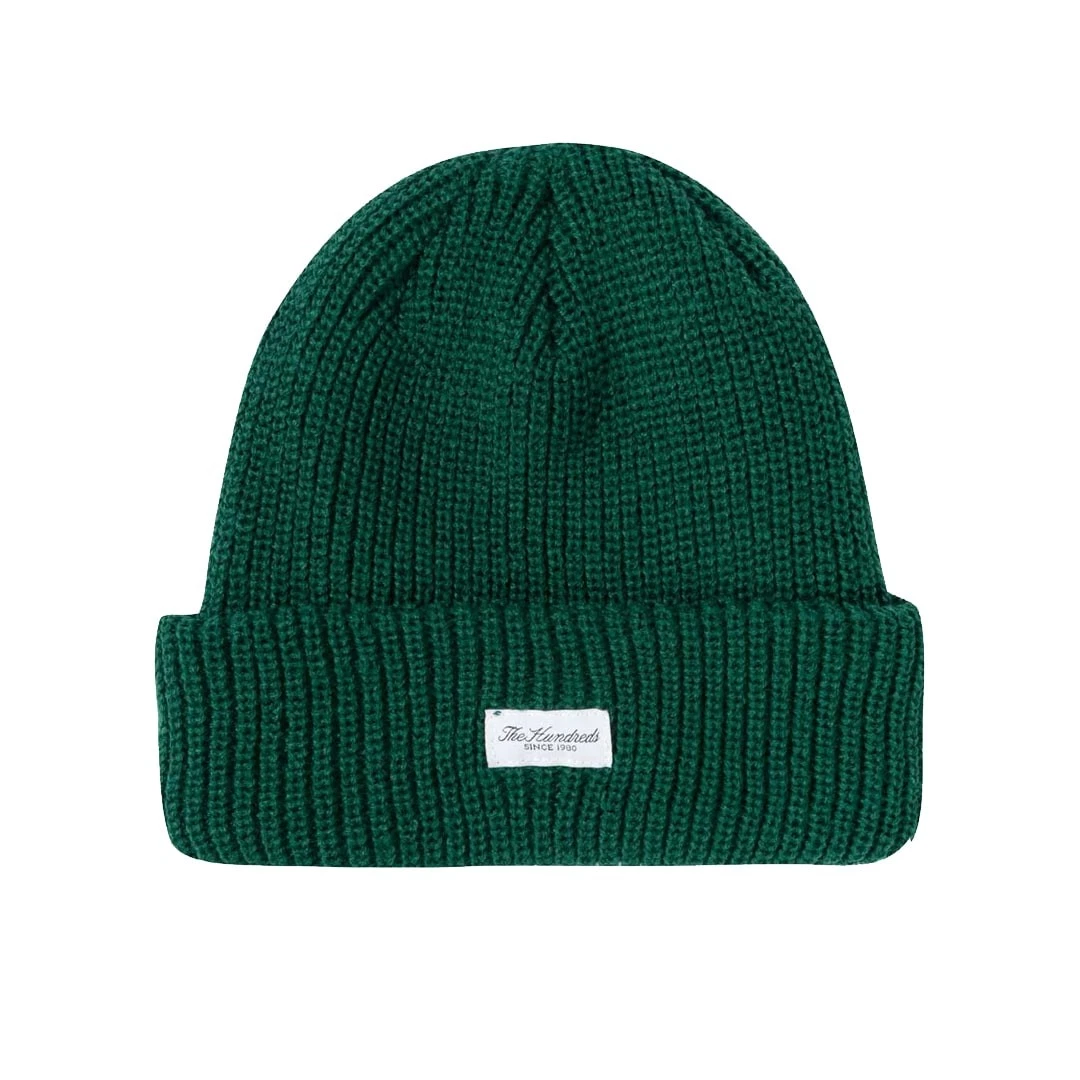 The Hundreds "Crisp" Beanie Hat (Forest) Cuffed Knit Cap