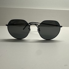 Ray-Ban Jack Polished Black/Black Polarized 53 mm Sunglasses RB3565 002/48 53-20