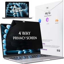 360  4 Way Privacy Screen for Macbook Air 13 2018-2021, M1  Macbook Pro 13