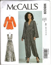 McCall's M009 Misses 6 - 14 Jumpsuit and Rompers Uncut Sewing Pattern