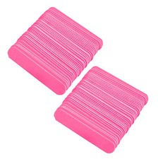 Winstonia Mini Limas de Uñas 100 Piezas Desechables Cuidado de Belleza Higiene Herramienta de Manicura